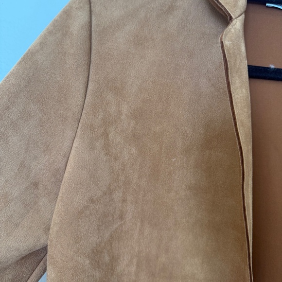 Zara suede longline coat - Picture 4 of 4